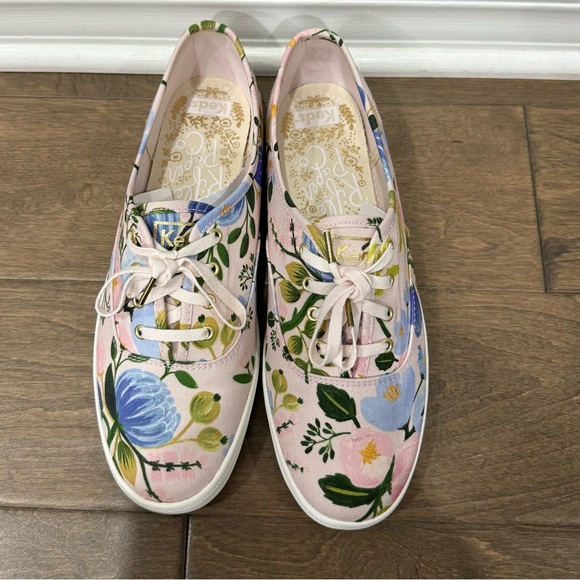Worn Once! Keds x Rifle Paper Co. Champion Botanical Sneakers - Size 8.5 - Picture 7 of 13